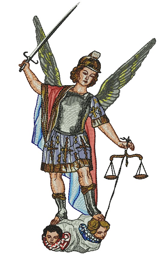 Matriz de matriz Matriz De Bordado São Miguel Arcanjo 6